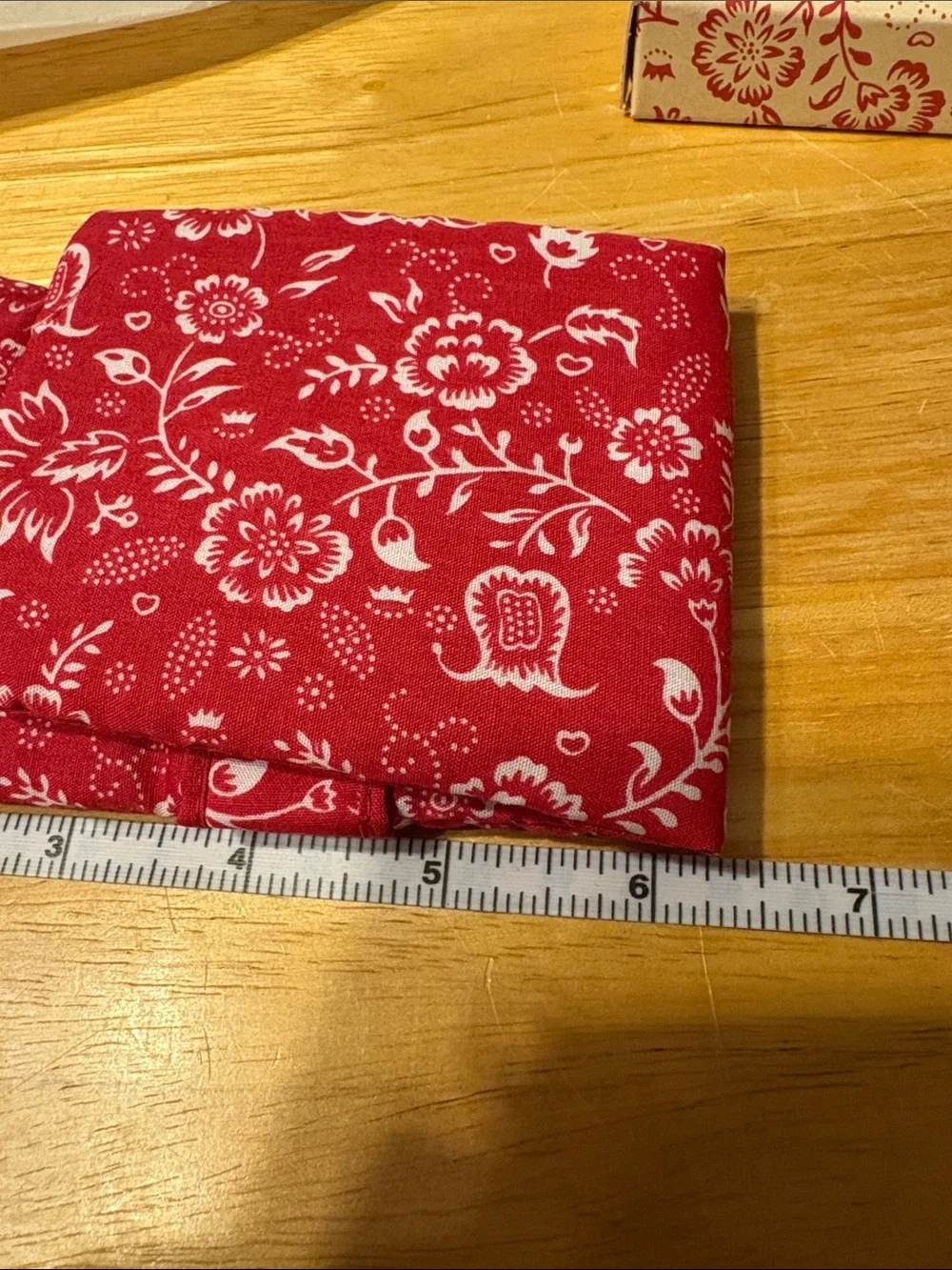 Avon Red and White Floral Sachets - Avon Home Accents
